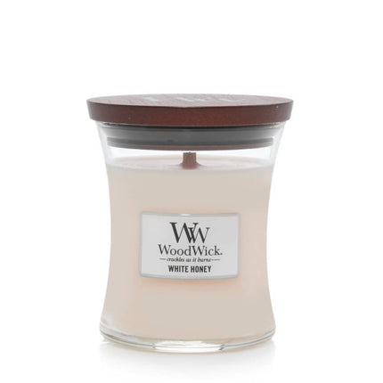 WoodWick White Honey Medium Scented Candle 0.275KG