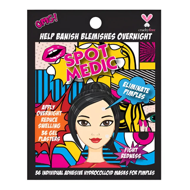 Spot Medic Hydrocolloid Individual Adhesive Masks for Pimples 36 Pack