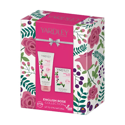 Yardley London English Rose Gift Set Hand Cream 100Ml And Luxury Soap 100G