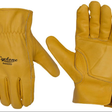 Cyclone Riggers Gardening Gloves - Medium Yellow