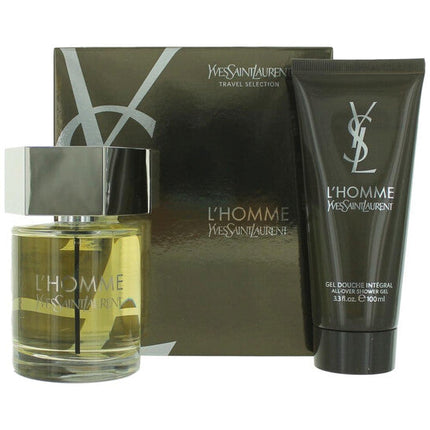 Yves Saint Laurent L'Homme Edt 100Ml 2 Pce Gset - Shower Gel 100Ml