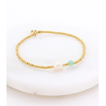 Zafino Brooke Bracelet in Sea Gold with 18k Gold Plating 16CM