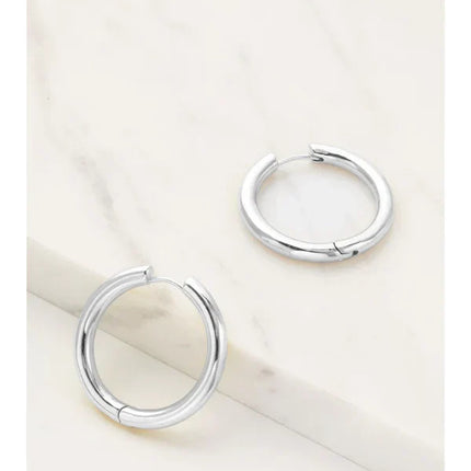 Kendall Hoop Silver Large