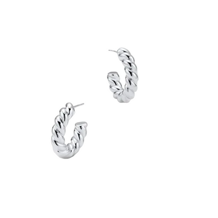 Zafino Nova Hoop Silver