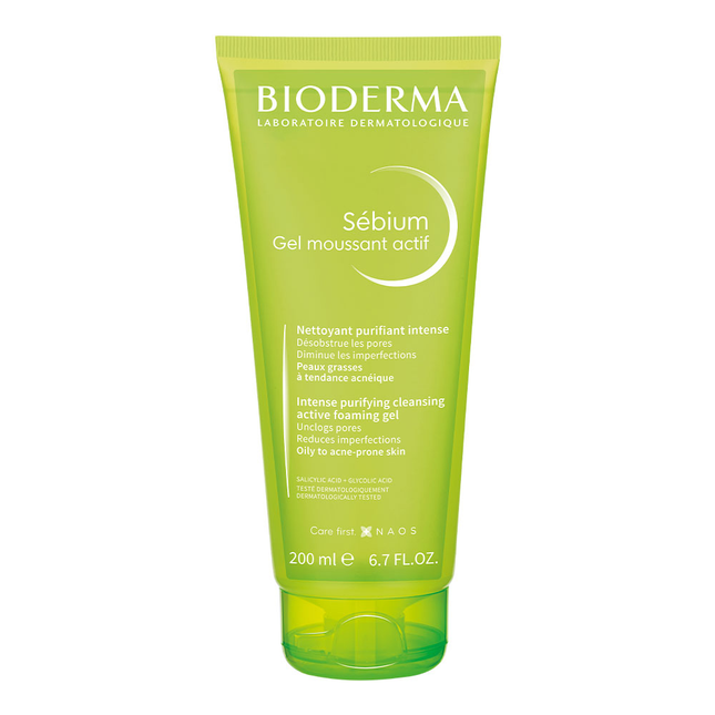 Bioderma Sebium Anti Blemish Deep Cleansing Gel Moussant Actif Cleansing Gel 200ml